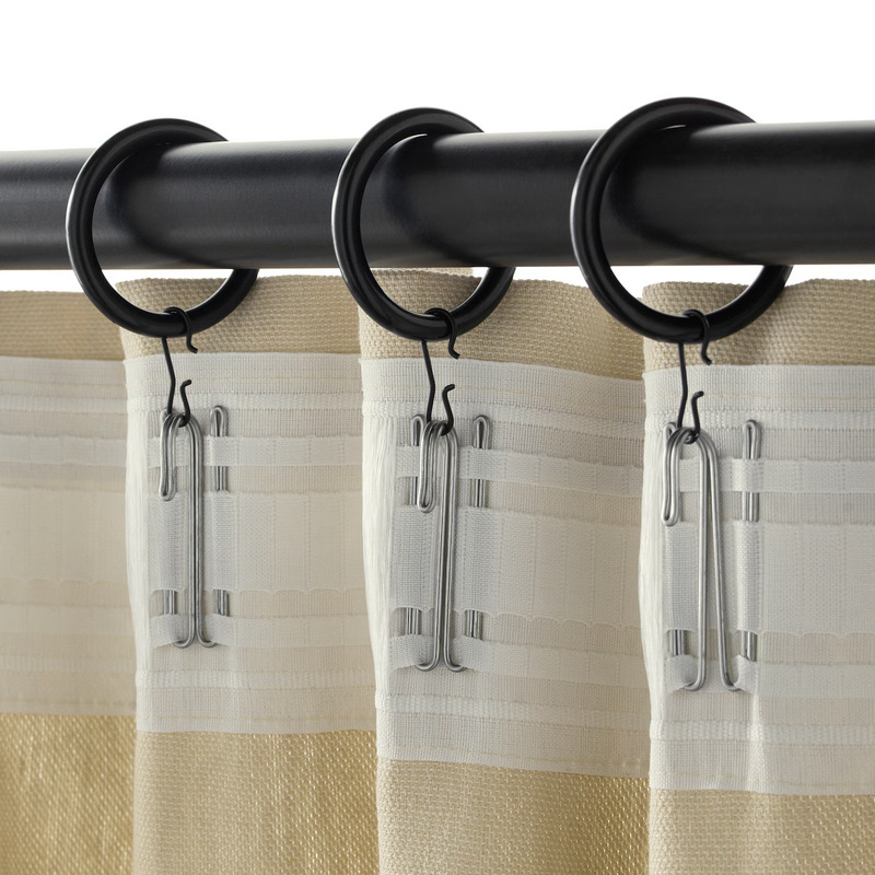 1 (2) CURTAIN RINGS - Image 1