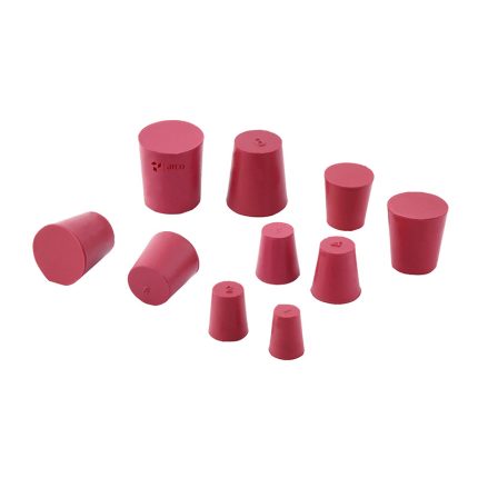 rubber stopper red