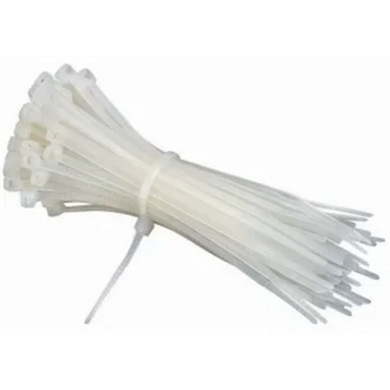 CABLE TIES WHITE 2.5 X 160mm AMR003 UYUSTOOLS