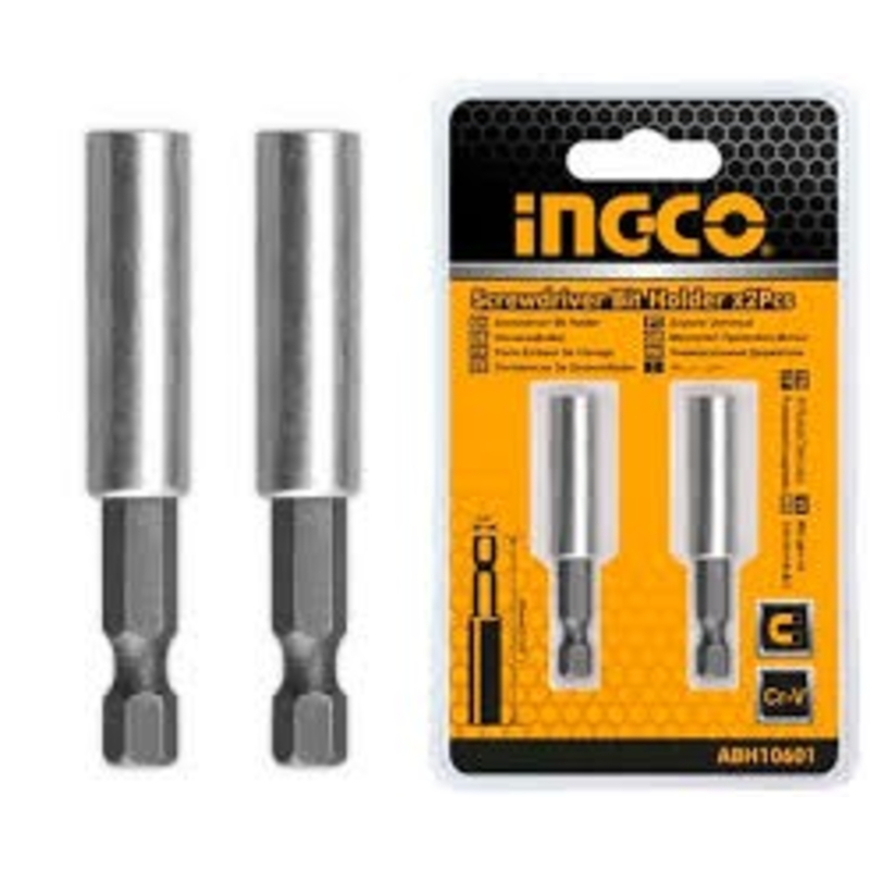 50 (INGCO 2PC SCREWDRIVER BIT HOLDER ABH10601)-800 INGCO 2PC SCREWDRIVER BIT HOLDER ABH10601 - Image 1