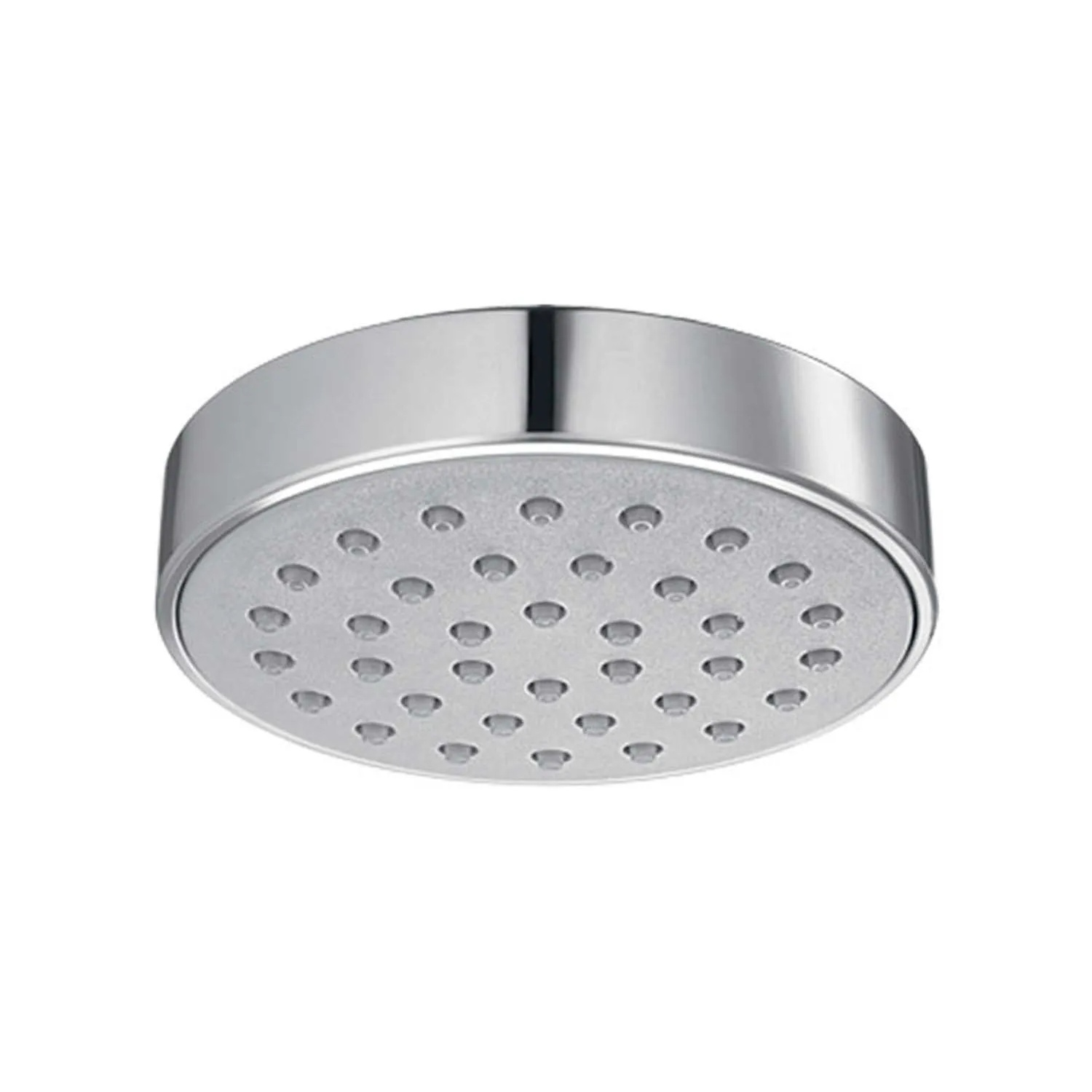 A002 ROUND Shower Head Silver 8'' - Image 1