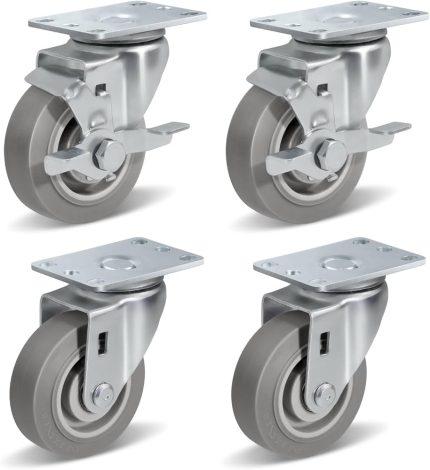 Castor Wheels with Brake 3.5
