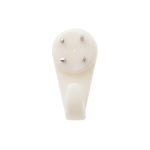 WHITE PLASTIC HOOK WITH NAILS BIG - Image 2