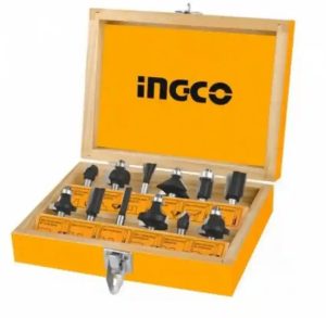 INGCO 12PCS ROUTER BITS KIT AKRT1211 8MM