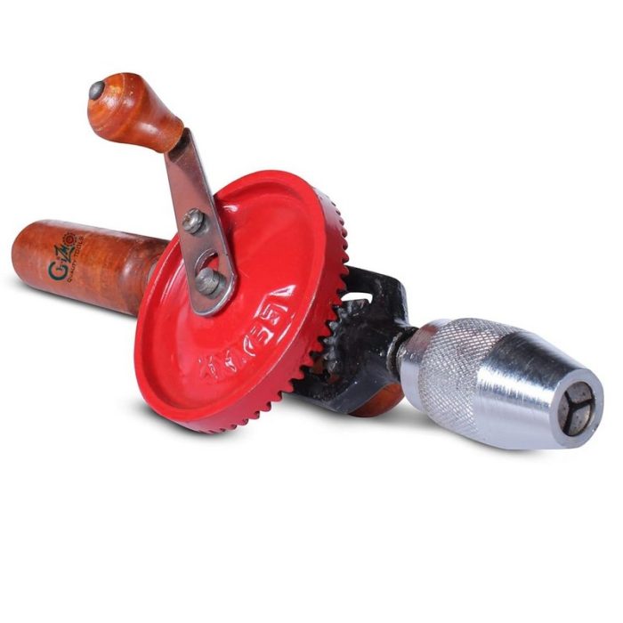 RAJHANS DOUBLE PINION MANUAL HAND DRILL MACHINE 3/8" – Best Price in ...