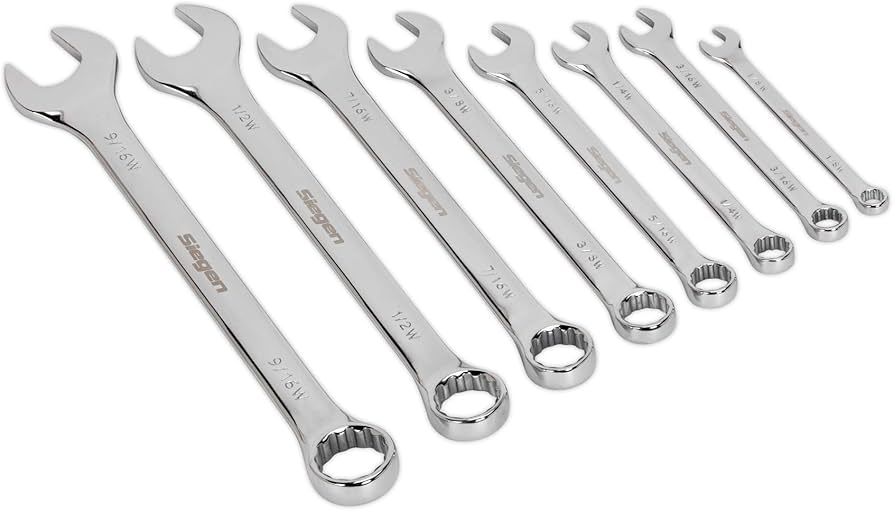 Star Combination Spanner Set 8pc Spanner Set