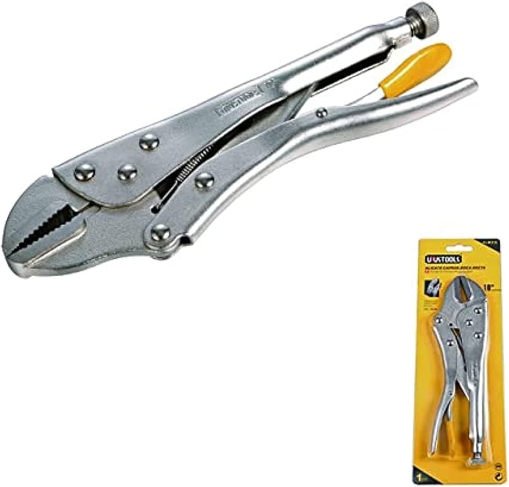 UYUSTOOLS LOCK PLIER 2PC SET SET 4 CURVED & LONG NOSE ALM02U LOCK PLIER