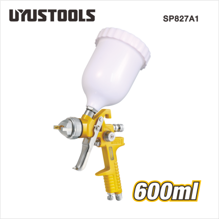 UYUSTOOLS Spray Gun HVLP Gravity Fed 600ml SP827A1