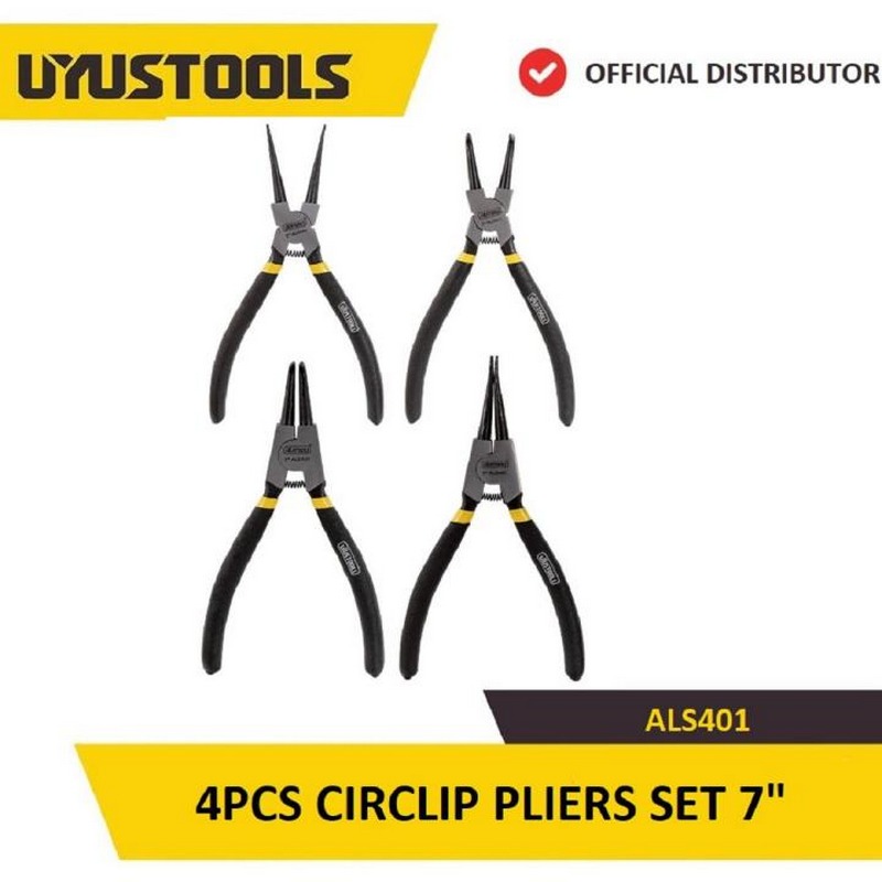 circlip UyusTools ALS401 4PCS Circlip Pliers Set