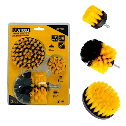 Uyustools 3pcs Drill Brush Set CPT003
