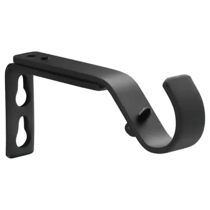 CURTAIN BRACKET BLACK