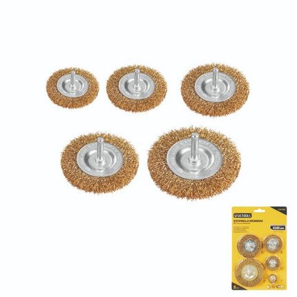 UyusTools 5 Piece Wire Brush Set EBR501