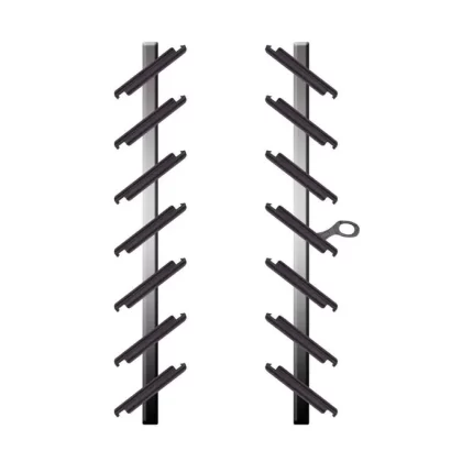 Louver Frame 7 Blades Steel