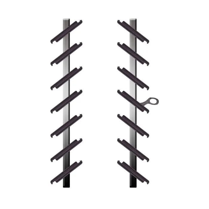 82 Louver Frame 7 Blades Steel