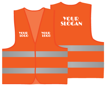 2 Line Reflector Branded