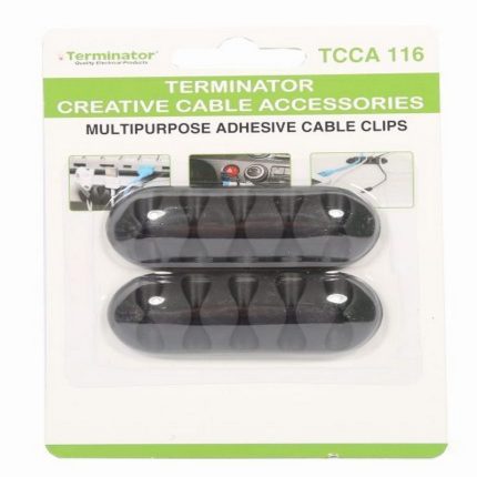 TERMINATOR CABLE CLIPS 4MM 100PCS