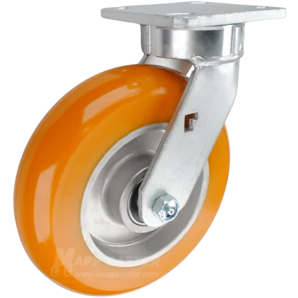 ORANGE CASTER WHEELS 2″ WITHOUT BRAKE