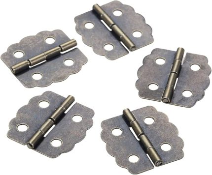MOMENT BUTTERFLY HINGES 4 ANTIQUE BRONZE PAIR SS