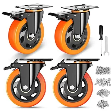 CASTER WHEEL 2 SET OF 4PCS FLAT