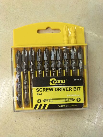 Coro Screwdriver Bit PH2 x 65mm (10pc Set)